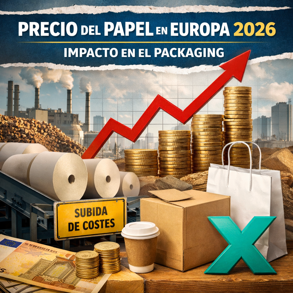 Precio del papel en Europa en 2026: por qué está impactando los costes del packaging