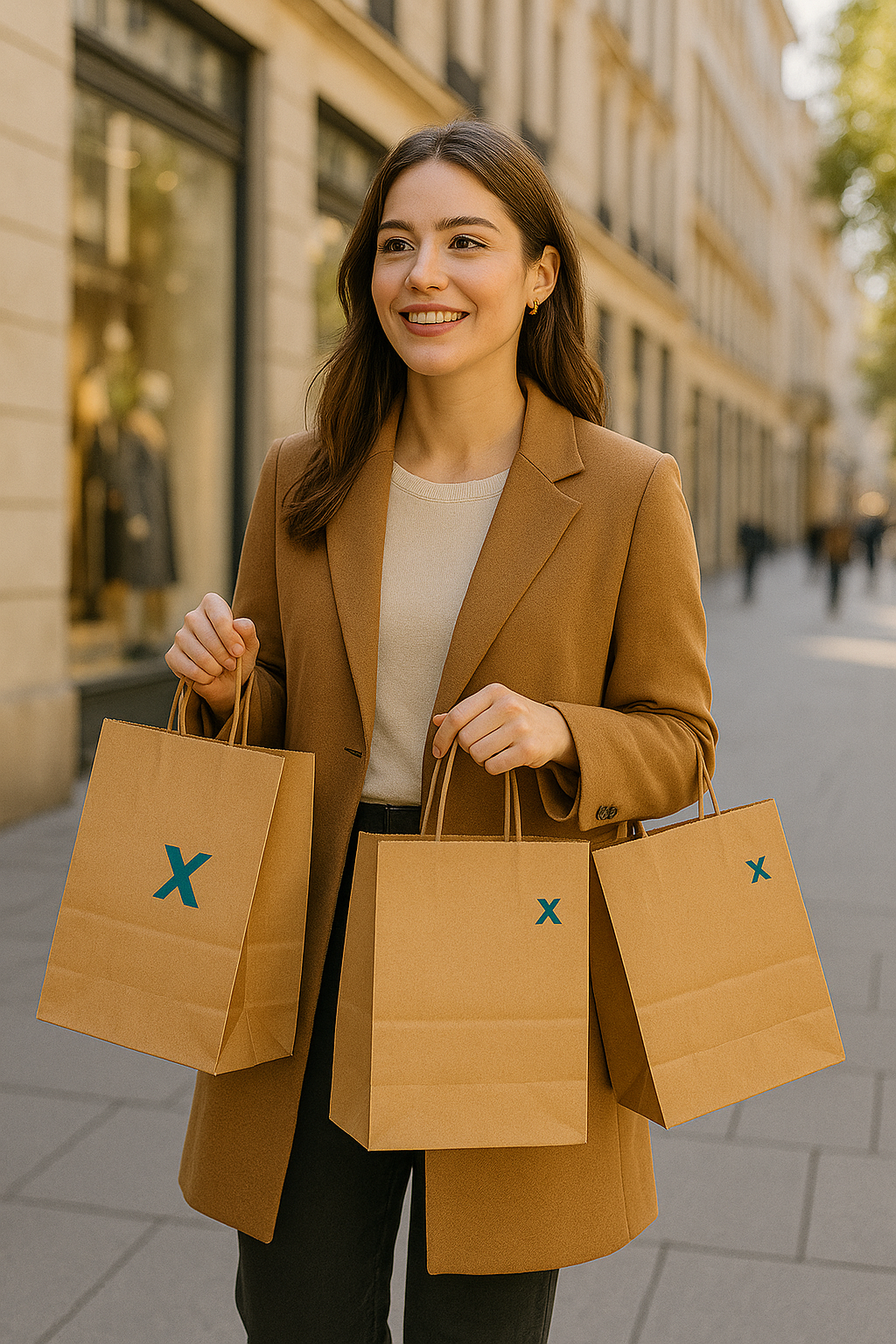 Bolsas de papel asa rizada y plana - BeFreeX Packaging