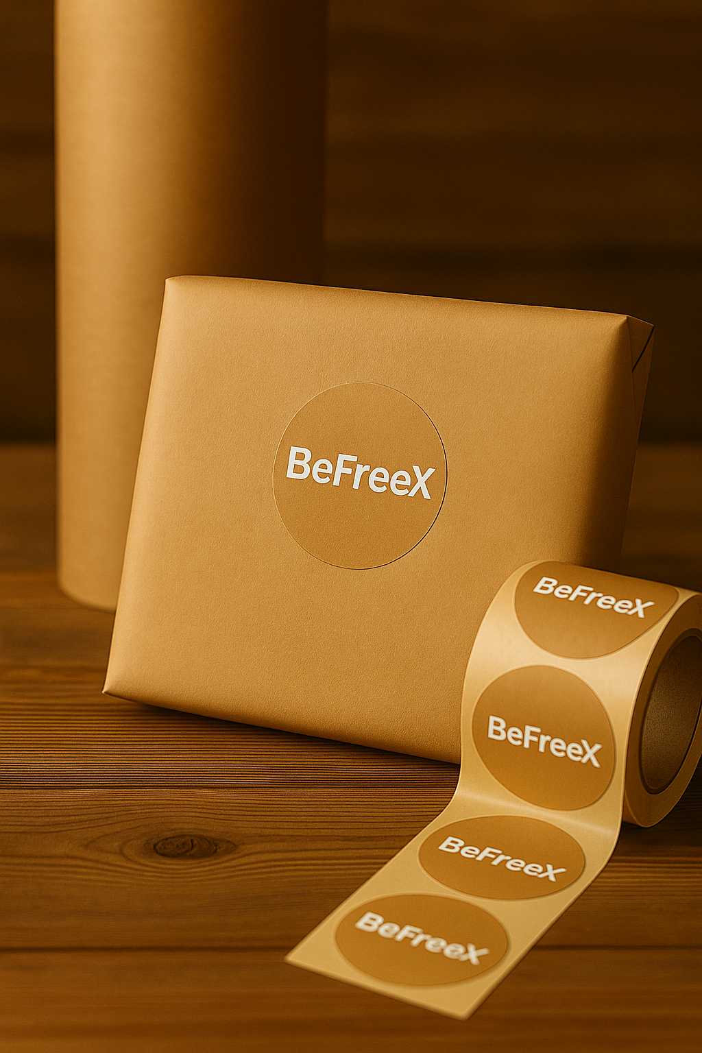 Papel de regalo, pegatinas y manteles de papel - BeFreeX Packaging